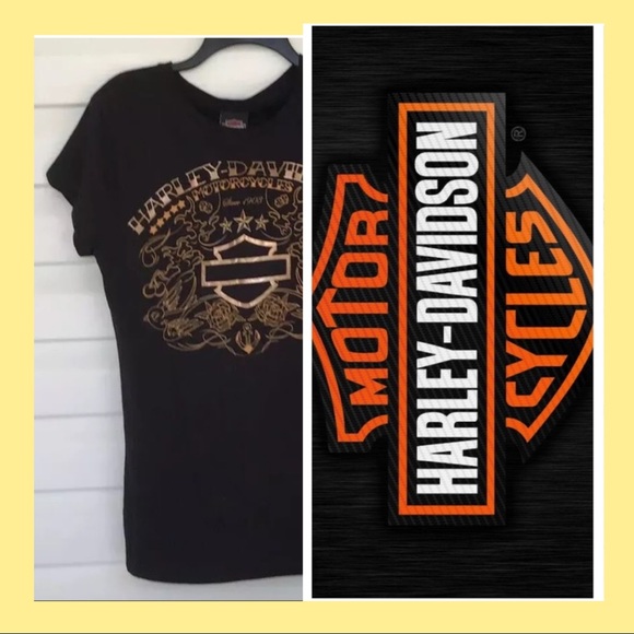 Harley-Davidson Tops - NWT Harley Davidson black top shirt tee 2XL. Q17